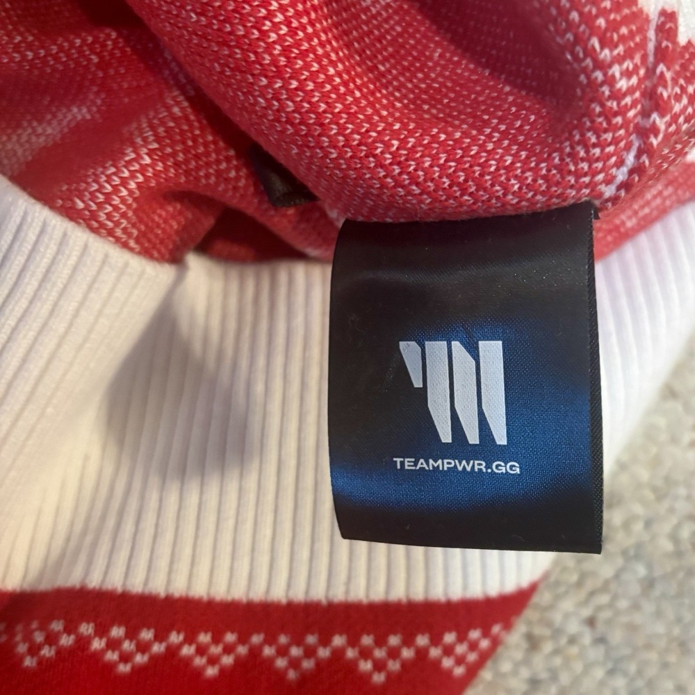 PWR.SUPPLY Sweater PWR UP Lightning Bolt Snowflake Gaming &Content Creator Sz XL - Picture 7 of 8